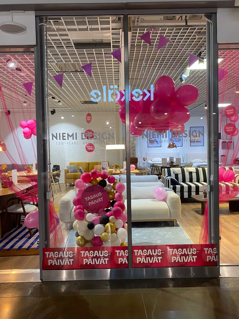 Niemi Design sisäänkäyntiä. 